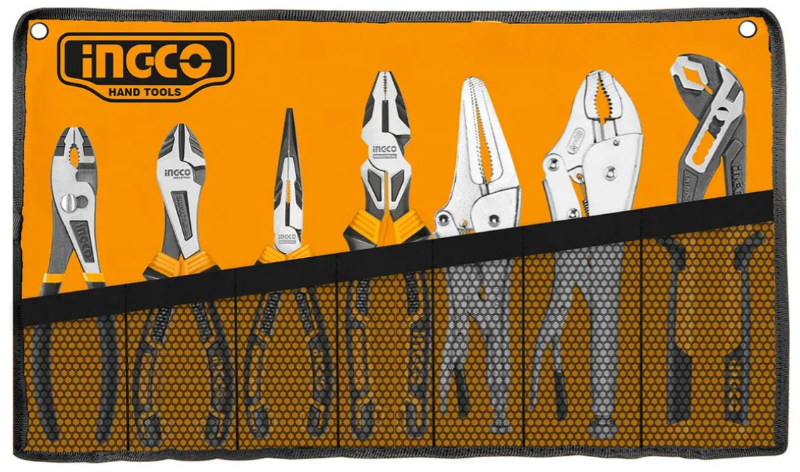 Set Pinzas 7 Pcs Super Ingco - Cos23036