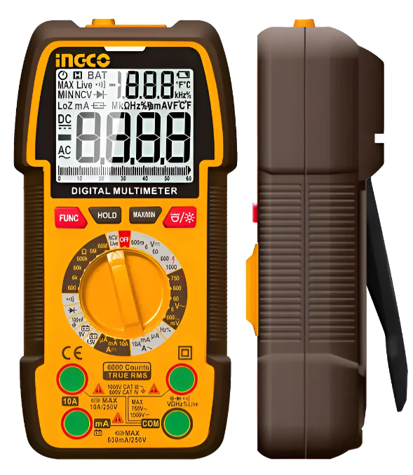 Tester Digital Multimetro Super Ingco - 1000V - Dm310002