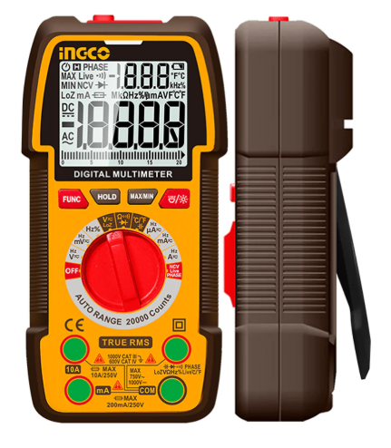 Tester Digital Multimetro Super Ingco - 1000V - Dm310004