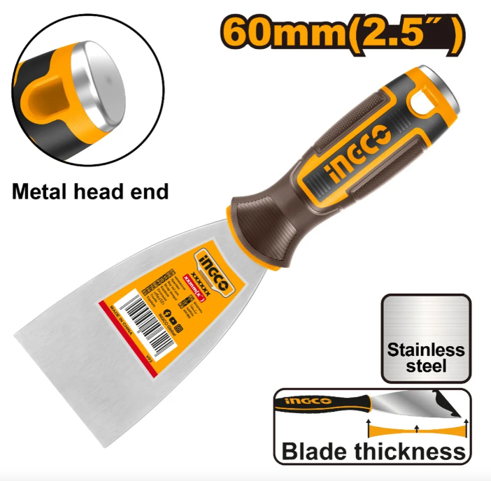 Espatula Ingco 60Mm - Industrial - Hput08060