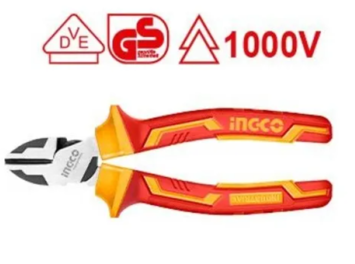Alicate Corte Diagonal Dielectrico Ingco 6" 160Mm - Industrial - Hihldcp28160