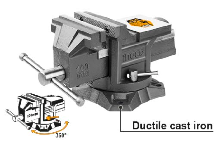 Morza De Banco Ingco - 150mm(6") - HBV086
