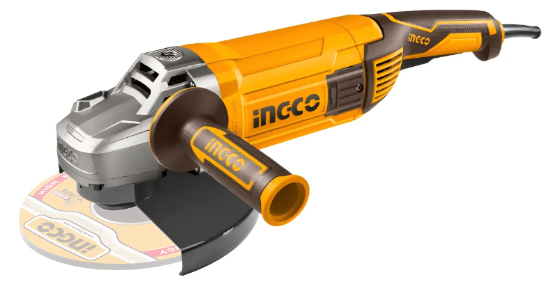 Amoladora Angular Super Ingco - 230Mm(9") 2400W 220-240V C/Cable C/Carton C/Accs - Ag24008-4