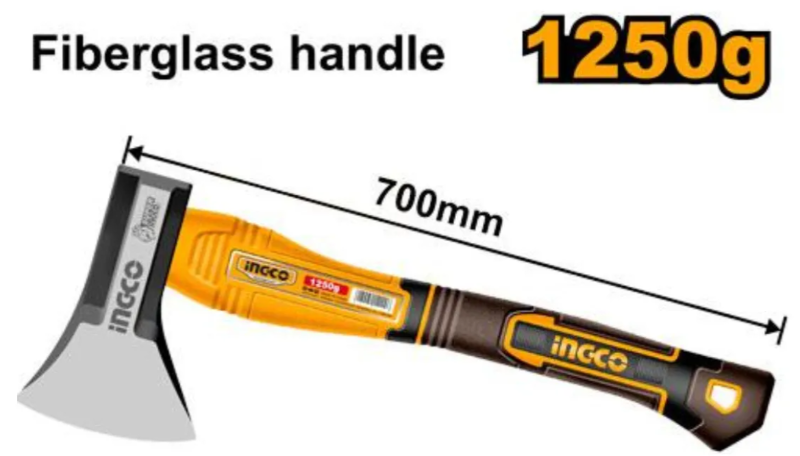 Hacha Super Ingco - 1250G M/Fibra - Hax0811250