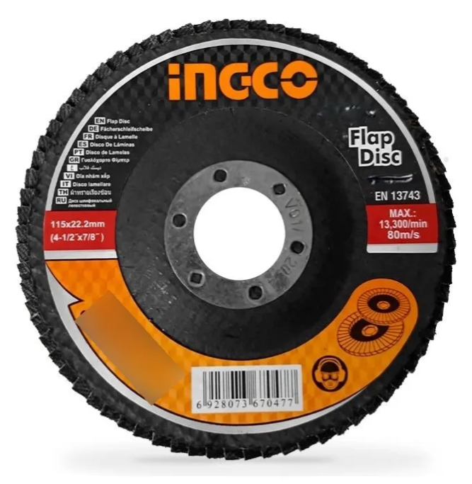 Disco Flap Oxido Aluminio 115x22.2mm G60 Super Ingco - FD1152
