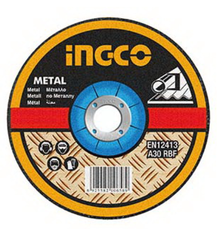 Disco Desbaste Metal Abrasivo Centro Deprimido Super Ingco 230x6.0x22.2mm - MGD602301