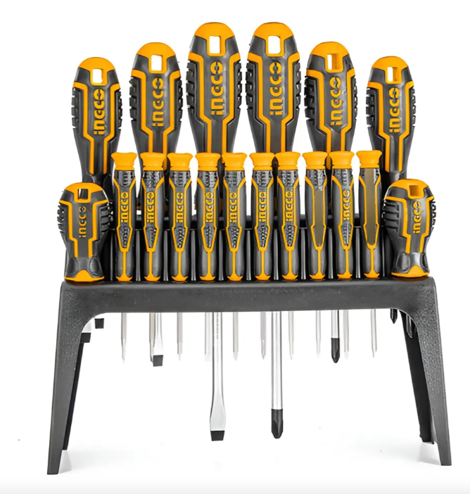 Destornillador Ingco (Set X 18 Pcs) + Exhibidor - Hksd1828