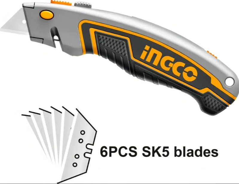 Cutter Reforzado Super Ingco - 19X61Mm Trapezoidal SK4 - HUK6128