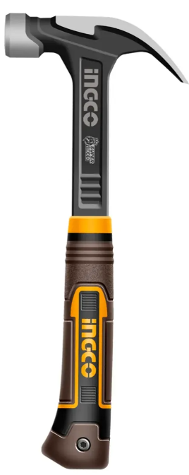 Martillo Galponero Super Ingco - Magnetico Anti Impacto 20Oz- 560G M/Fibra - Hch81020l