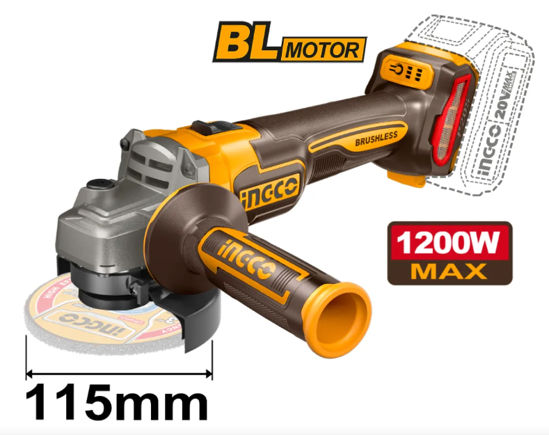 Amoladora P20S 115Mm 1200W Max S/Bat S/Car IG-CAGLI221153