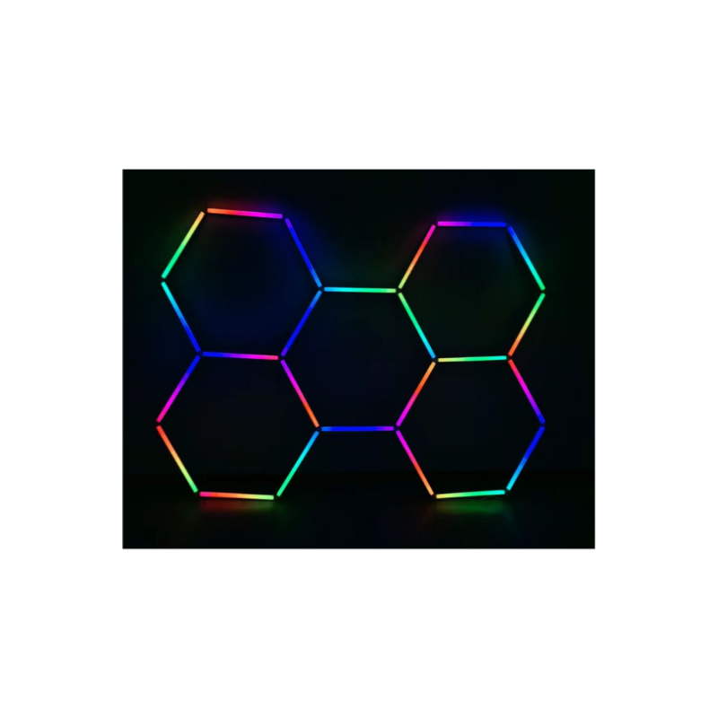 5 LED HEXAGON RGB