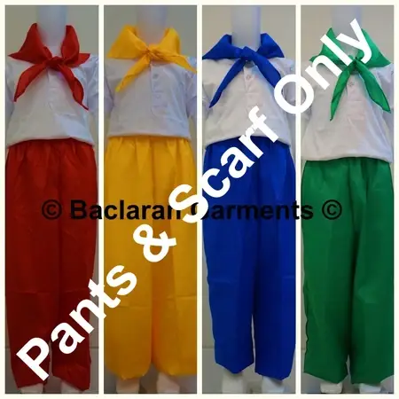 (PANTS & SCARF ONLY) LINGGO NG WIKA COSTUME - KATIPUNERO KIDS/ADULTS