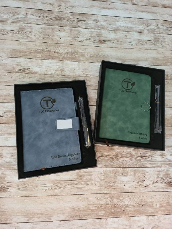 Cuaderno Ejecutivo Personalizado Azul