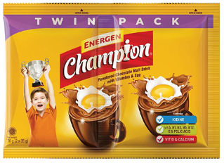 Energen Champion Twin Pack 30g 10s
1 Case Includes 15packs x 10's / 30g