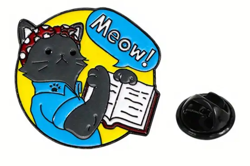 MEOW! Pin, gatita Power