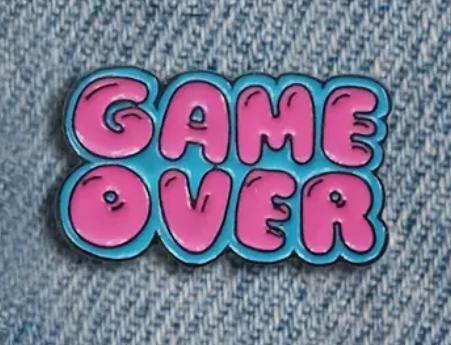Game Over Logo retro