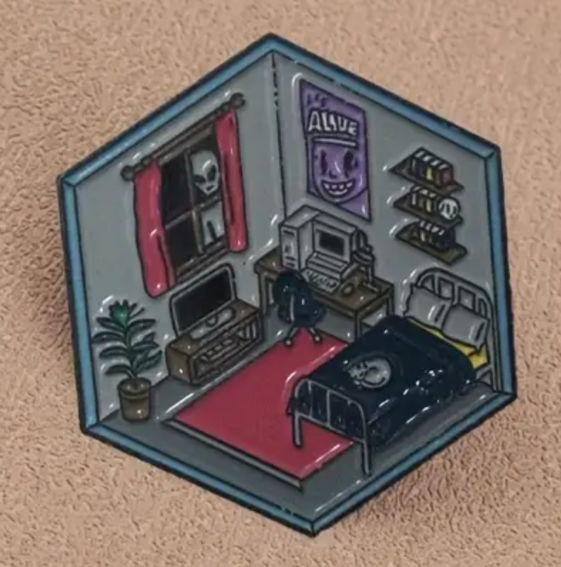 Habitacion Con Extraterrestre / Alien observando