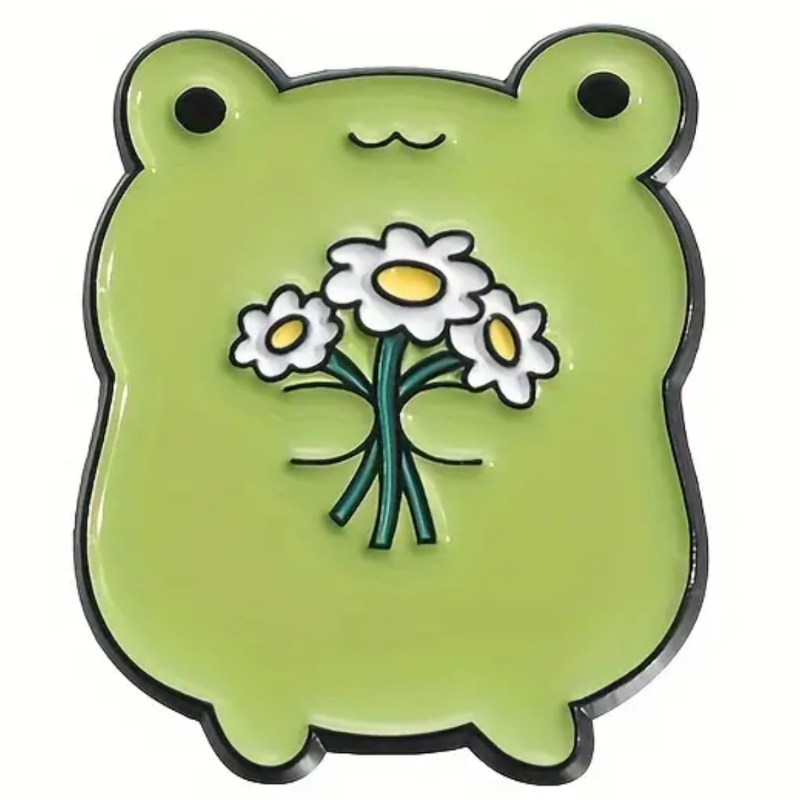Rana con Flores