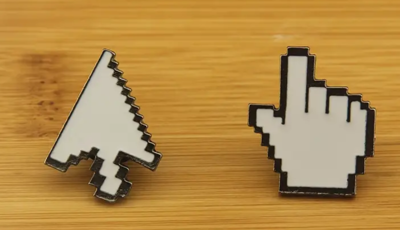 Cursor Manita Retro Pixel