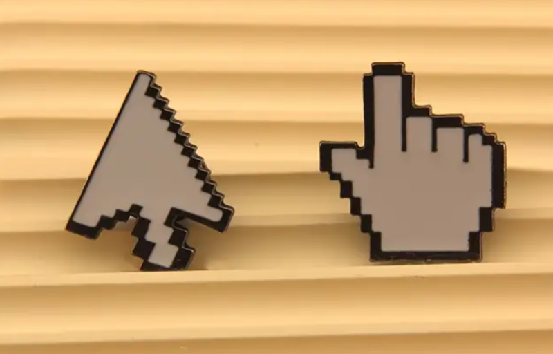 Cursor Manita Retro Pixel