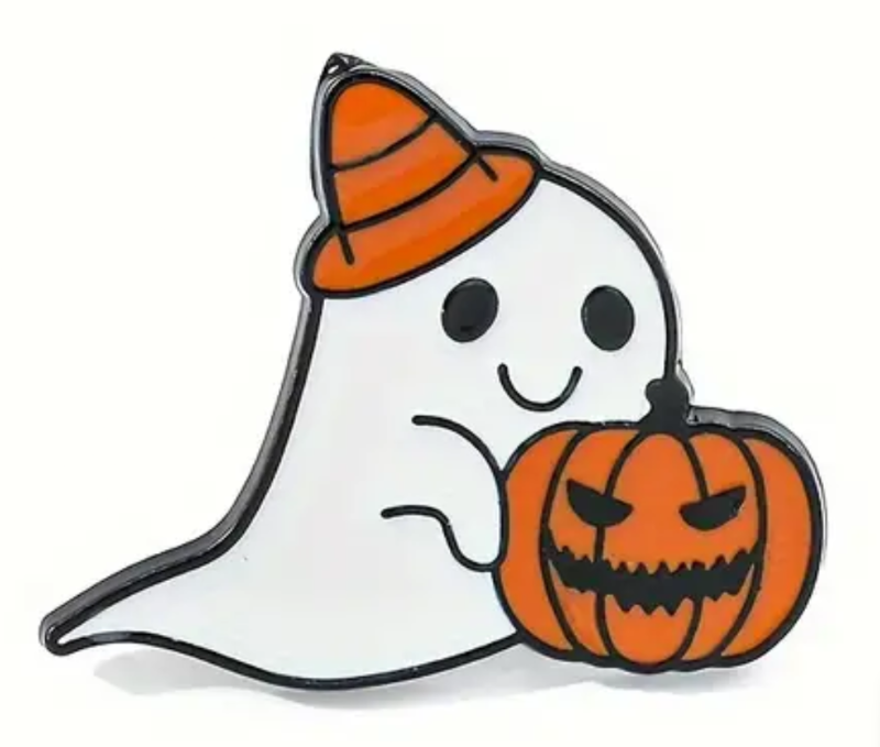 Fantasma pidiendo Halloween