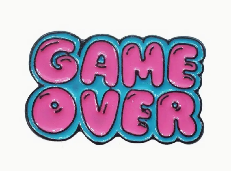 Game Over Logo retro