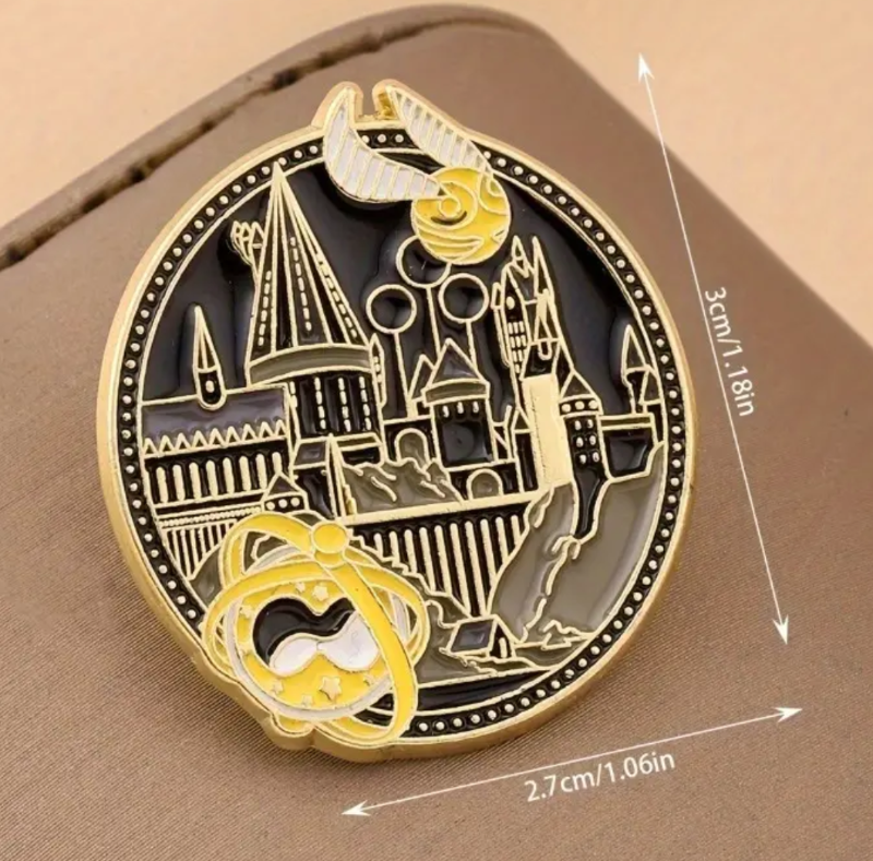 Castilloa de Hogwarts y pelota a Snitch Dorada