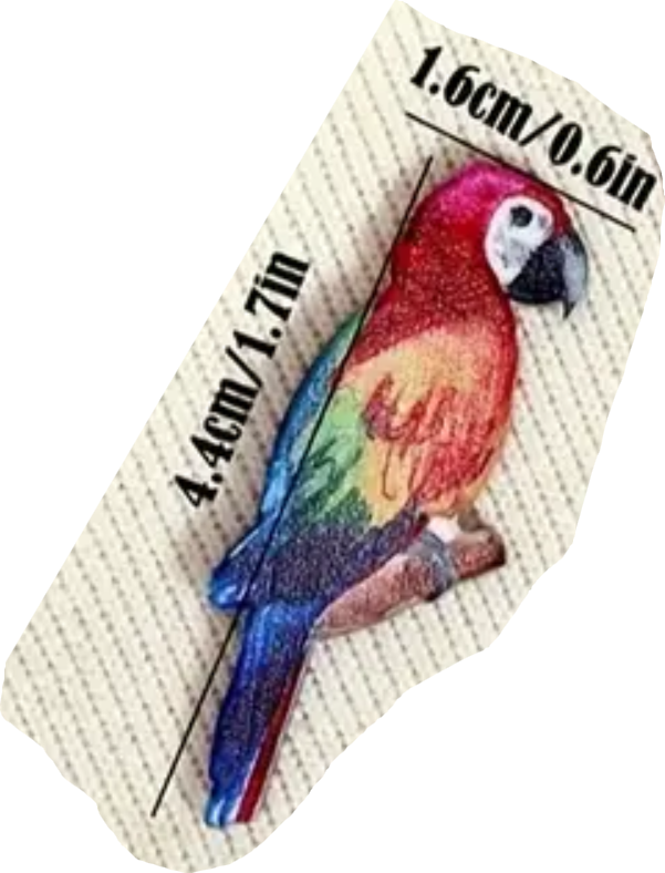 Pin Acrílico  Guacamayo
