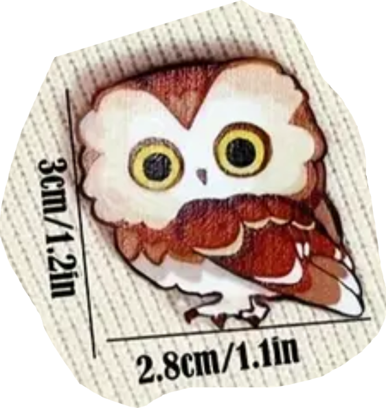 Pin Acrilico Búho