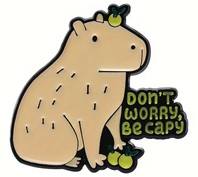 Capibara 03 Don't worry be Capy