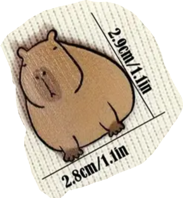 Pin Acrilico Capibara
