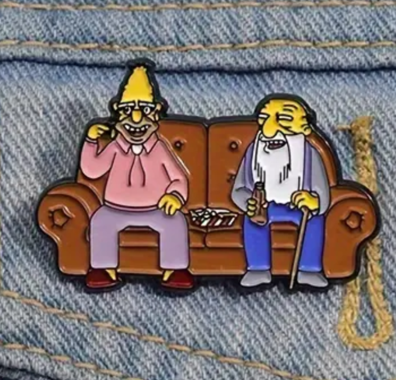 Sofa Simpson, Abuelo y Jasper, Los Simpson