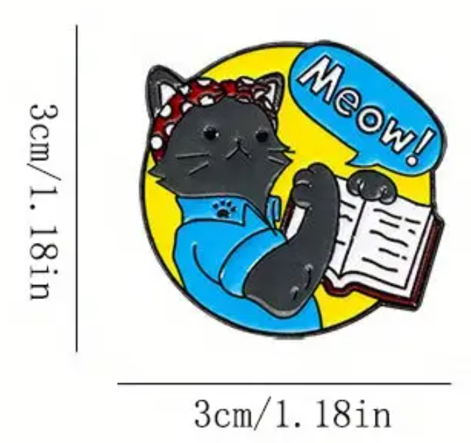 MEOW! Pin, gatita Power
