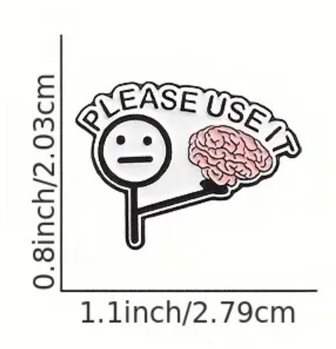 Por Favor Usalo, pin insignia