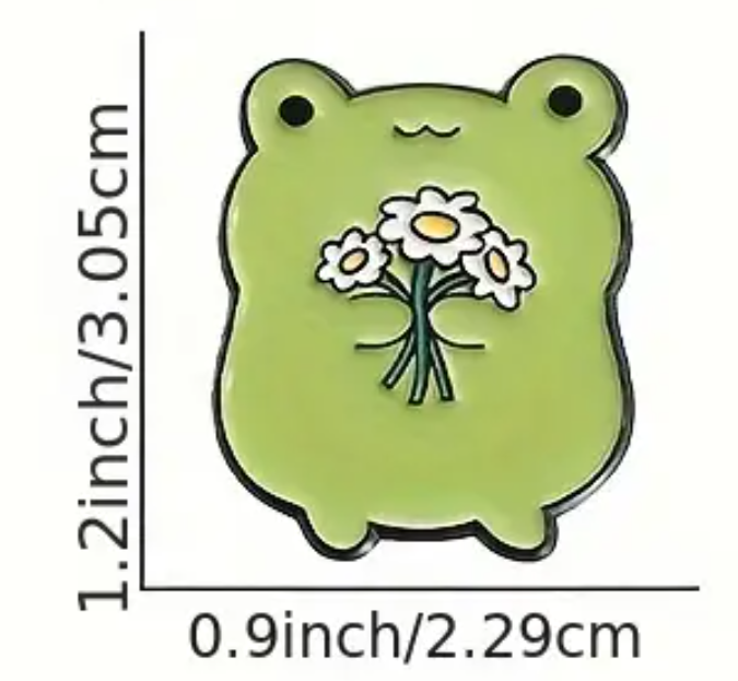 Rana con Flores