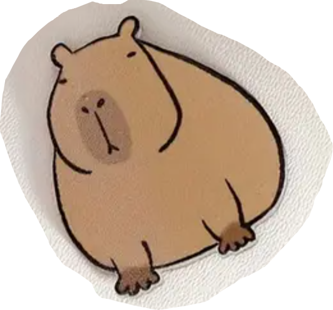 Pin Acrilico Capibara