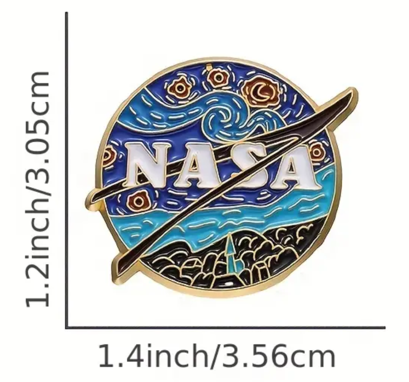 Logo NASA tema Noche Estrellada