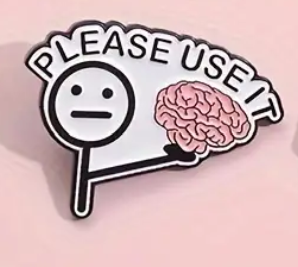 Por Favor Usalo, pin insignia