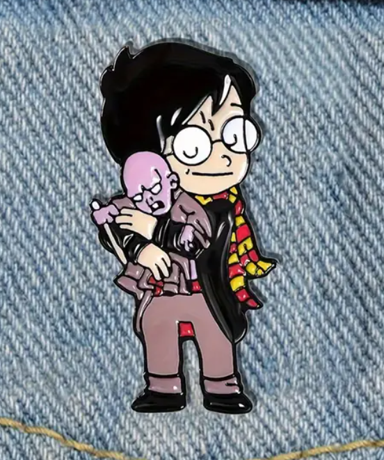 Harry Potter Cartoon y Lord Voldemort