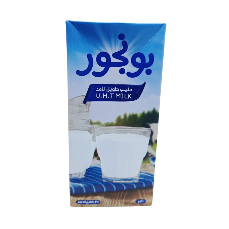 بونجور حليب كرتون 1لتر