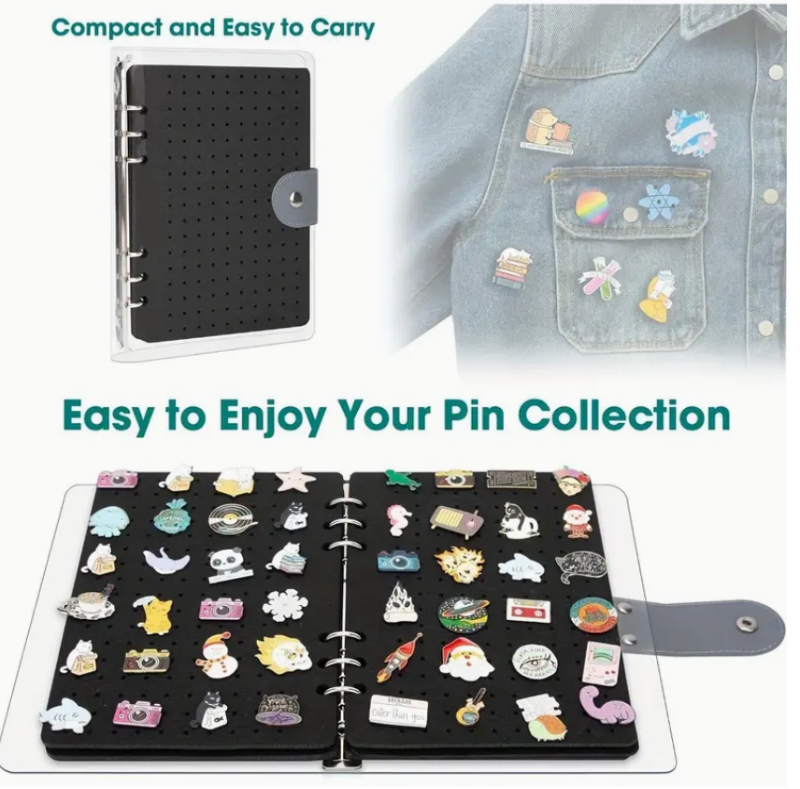 Libro Coleccionador para pines metalicos o joyeria