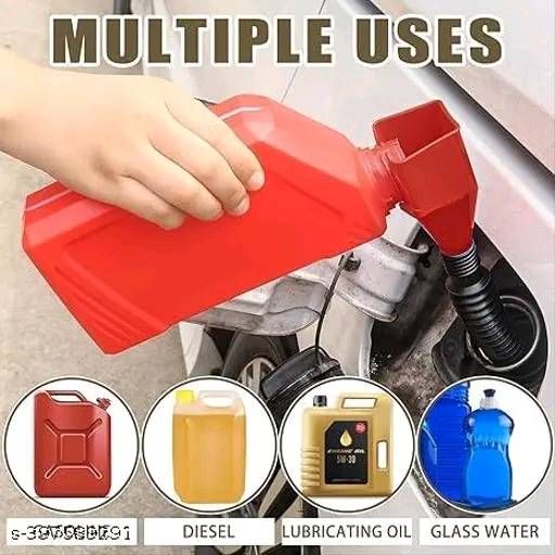 072 - Plastic Clasp Anti-Spill Fuel Transferring Funnel With Removable