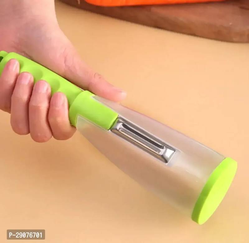 091 - S Cart Multipurpose Peeler - Stainless Steel Blade with Storage Kitchen Tool For Home Professional Use Pack of 1
