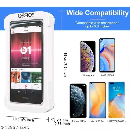 037 - Waterproof Shower Phone Holder 360° Rotation Case Anti-Fog Mobile Wall Mounted