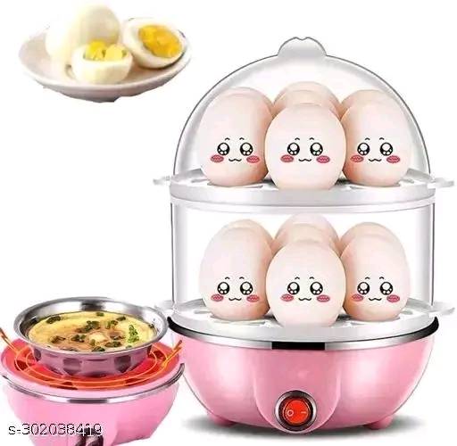 076 - Double Layer Electric Egg Boiler -EGG Cooker(14 EGGS) EGG BOILER Cooker