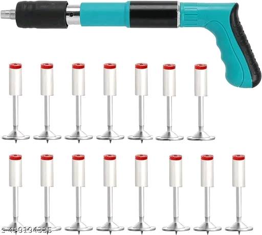 23 - Owqust Manual Steel Nail Gun, Nail wall fastening tool Concrete Steel Nails fastening tool