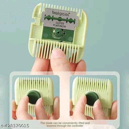 092 - Unisex Two In One Hair Comb Cutter, Double Sided Baby Hair Cutting Razor Comb,