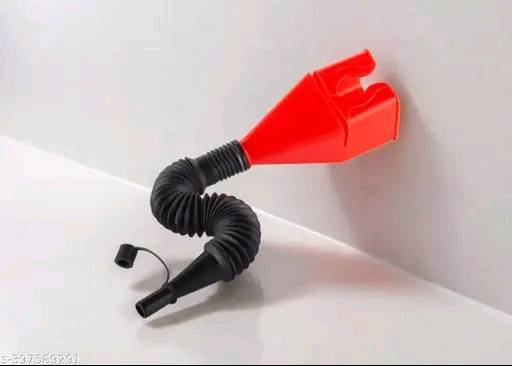 072 - Plastic Clasp Anti-Spill Fuel Transferring Funnel With Removable