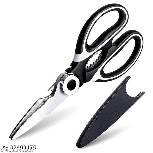 041 - Stainless Steel Scissors for Kitchen Use With Protective Cover,
