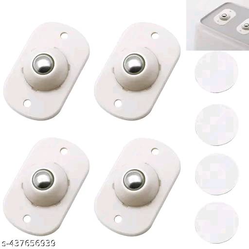 4Pcs Self Adhesive Mini Swivel Casters Wheels